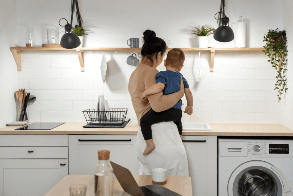 Kitchen laundry multipurpose space